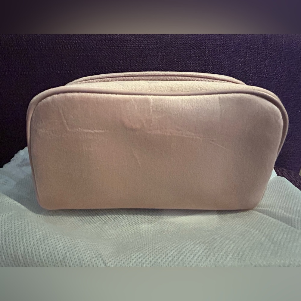 Tom Ford Pink Cosmetic Pouch Makeup Case Large Size Velvet - Picture 5 of 13
